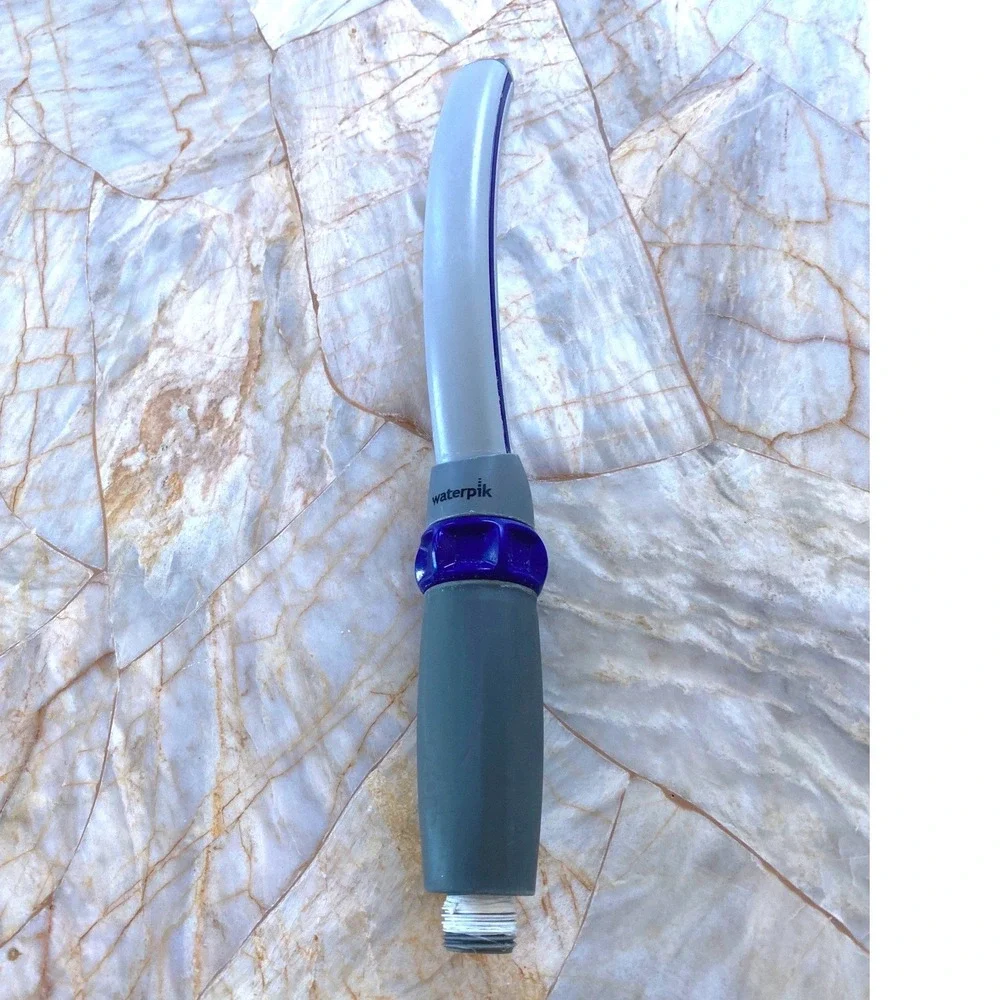 Waterpik Pet Wand Pro Replacement Shower Attachment Gray Blue Dog Wash Handle